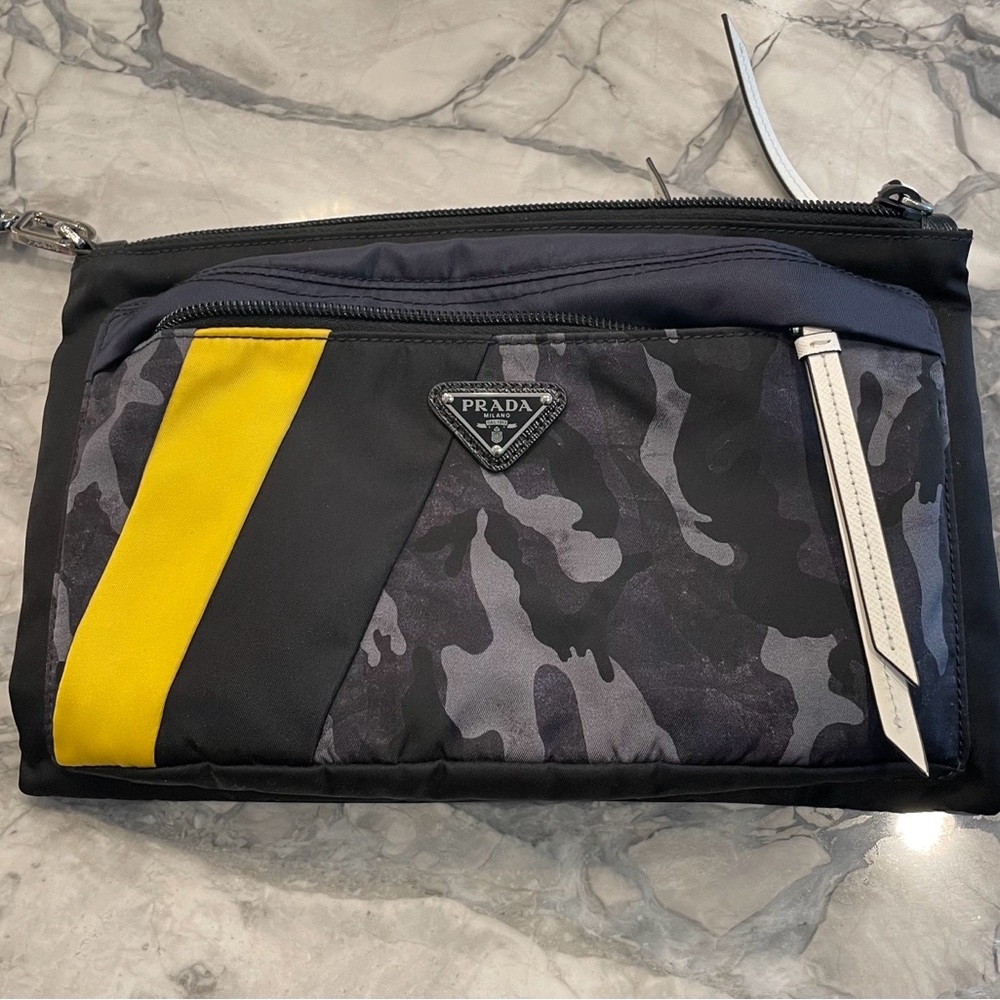 Prada nylon clutch